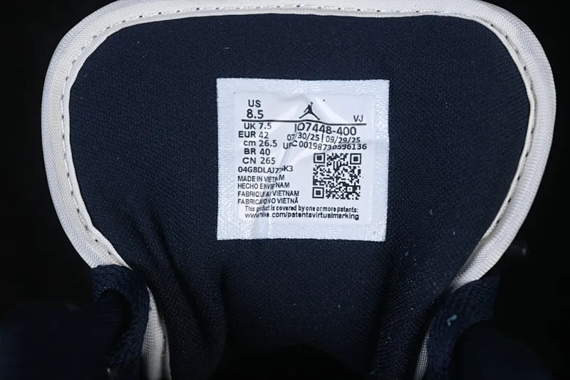 All categories Air Jordan Jordan series basketball shoes Air Jordan 1 Low G version pure original Air Jordan 1 Low AJ1 Joe 1 Obsidian low-top cultural casual sneakers IO7448-400